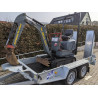 Minibagger 850 kg inkl. Anhänger